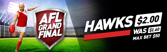 Hawks $2 odds - AFL Grand Final 2015 - Ladbrokes