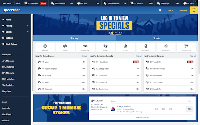 Sportsbet.com.au Free Review + Bonuses