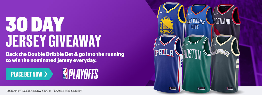 Win a NBA Jersey with BetEasy's Double 