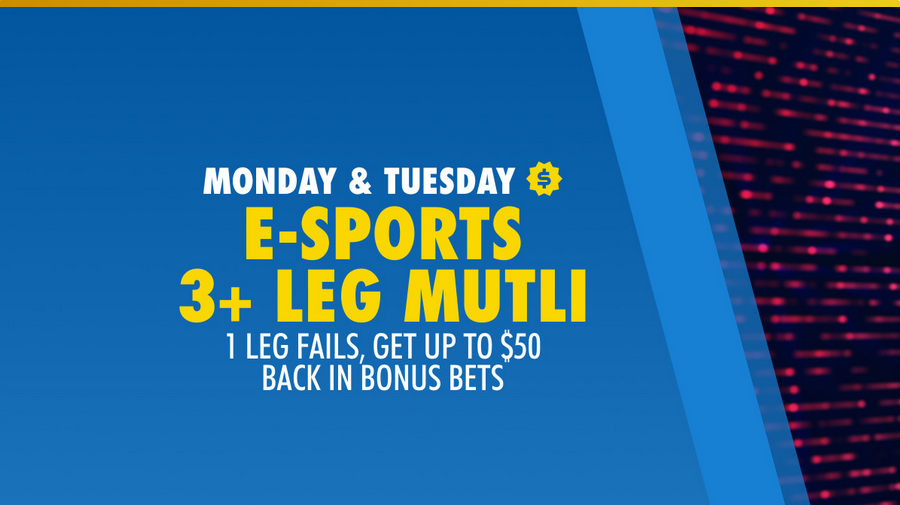 ESports 3+ Leg Multi Bet Bonus Offer at Sportsbet