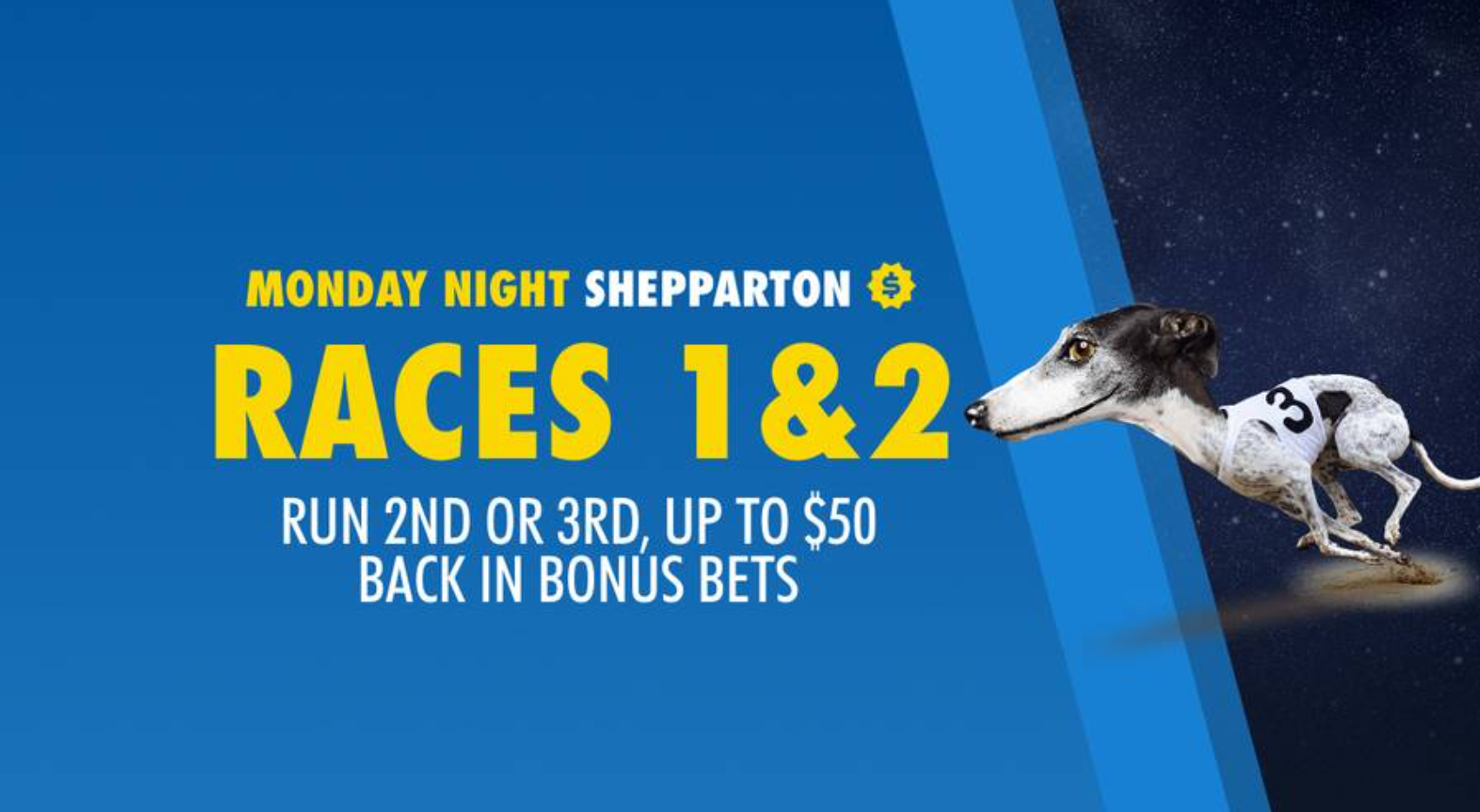 Shepparton Greyhound Races Bet Back Bonus Offer on 2nd or 3rd! - BigBonusBets.com.au